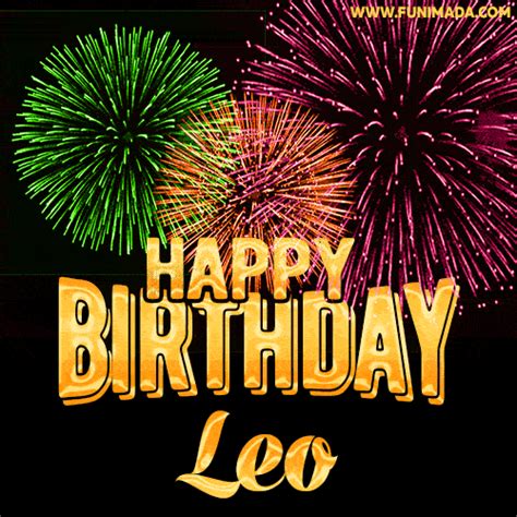 If family i may consider opening up a savings account such as a cd or an account you would deposit monies into on future birthdays or other celebrations to come. Wishing You A Happy Birthday, Leo! Best fireworks GIF ...