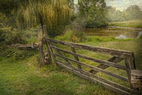Country Gate Rural Simplicity Photograph By Mike Savad Fine Art