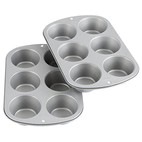Extra Large Muffin Pan Wilton Recipe Right Non Stick 6 Cup Jumbo