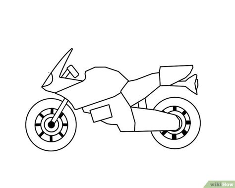 Ein Motorrad zeichnen – wikiHow