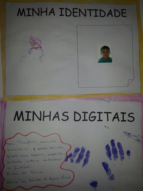 Imagem Relacionada Projeto Identidade Educação Infantil Educação