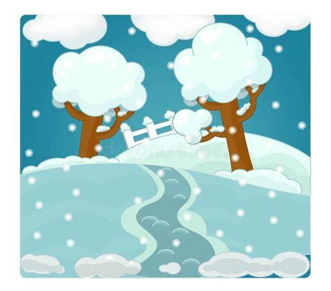 Snowy Day Cartoon Image