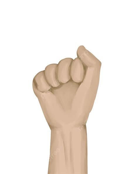 Hand Drawing Clenched Fist Clipart Clenched Clenched Hands Illustration Png Transparent
