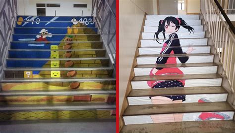 The Awesome Nintendo And Anime Inspired Stairway Art Of
