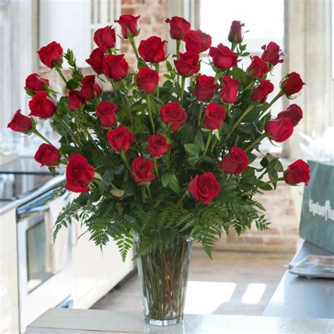 Three Dozen Red Roses In Downingtown Pa Blue Moon Florist