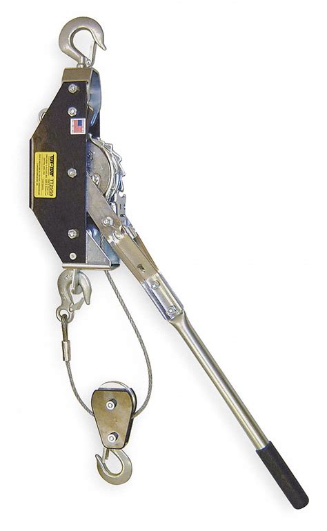 Tuf Tug Cable Ratchet Puller 5000 Lb Pull Capacity 20 Ft Cable Or Rope Length 4za73tt2550