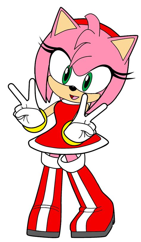 Amy Rose Sonic Drawing