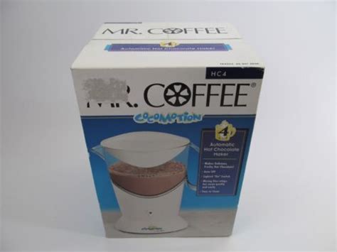 Mr Coffee Cocomotion Hot Chocolate Cocoa Maker 4 Cup Hc4 2002 Sunbeam