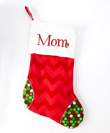 Christmas stockings candy storage socks hanging loops holiday decor christmas decorations. Another great find on #zulily! Red & Green Candy Dot Personalized Christmas Stocking #zulilyfi ...