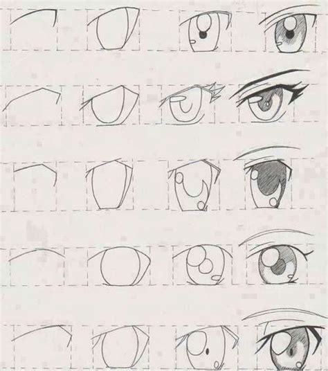Como Dibujar Animemangachibi Ojos Tutorial De Manga Como Dibujar