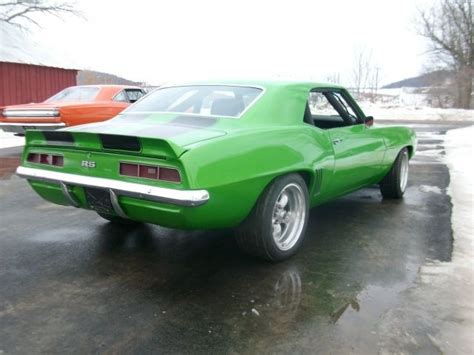 1969 Chevrolet Camaro Resto Mod Synergy Green Hot Rat Street Rod Muscle