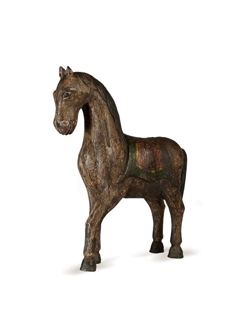 Shop with afterpay on eligible items. Curated by Michael Aram: Wooden Horse (With images ...