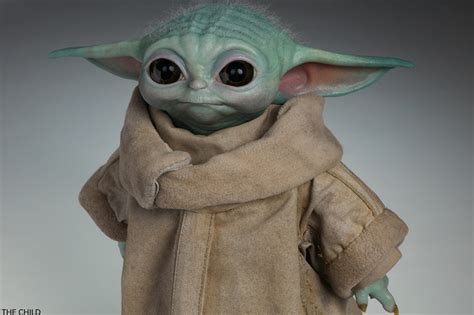 Official Life Sized Baby Yoda Collectable Figure Somewhere