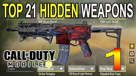 All Top 21 Secret Weapons Conversion In Cod Mobile New Gunsmith