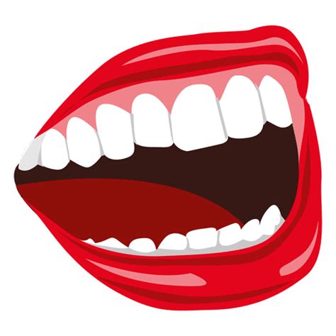 Laughing Mouth Cartoon Transparent Png And Svg Vector File