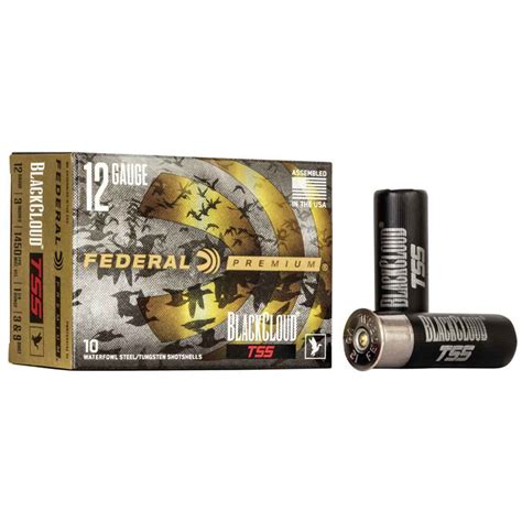 Federal Black Cloud Tss 12 Gauge 3in 39 1 14oz Waterfowl Shotshells