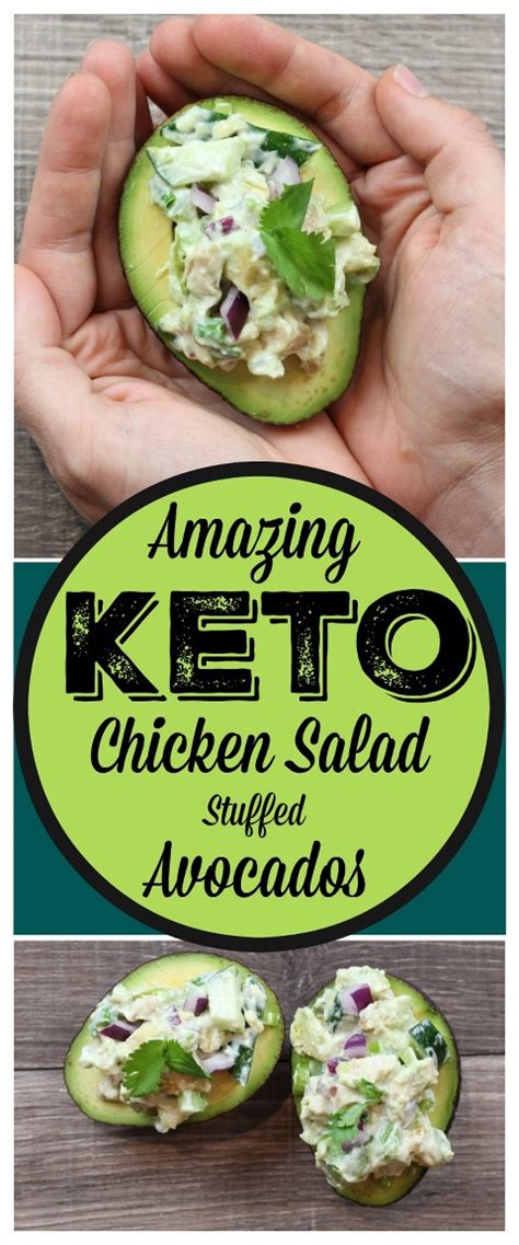 Keto Chicken Salad Stuffed Avocados My Mommy Style