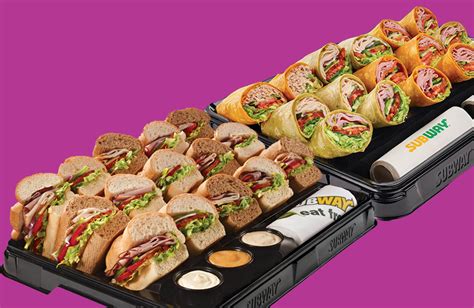 Subway Online Delivery Catering Platters