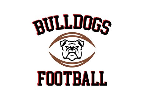 Bulldogs Football High School Mascot Svg Graphic By Am Digital Designs