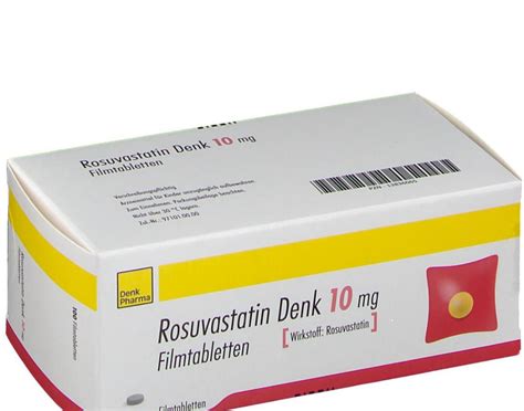 Rosuvastatin Denk 10mg 30s Tablets Hng Online Pharmacy