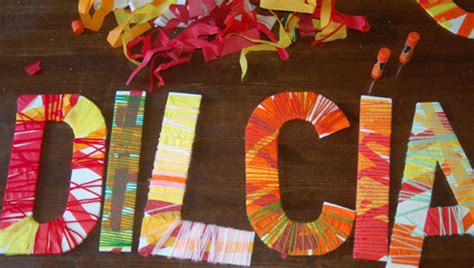Use craft metal letters on a wreath project, as ornaments, or decorate walls. DIY fabric wall letters... & a Giveaway of Elmers Craft Supplies