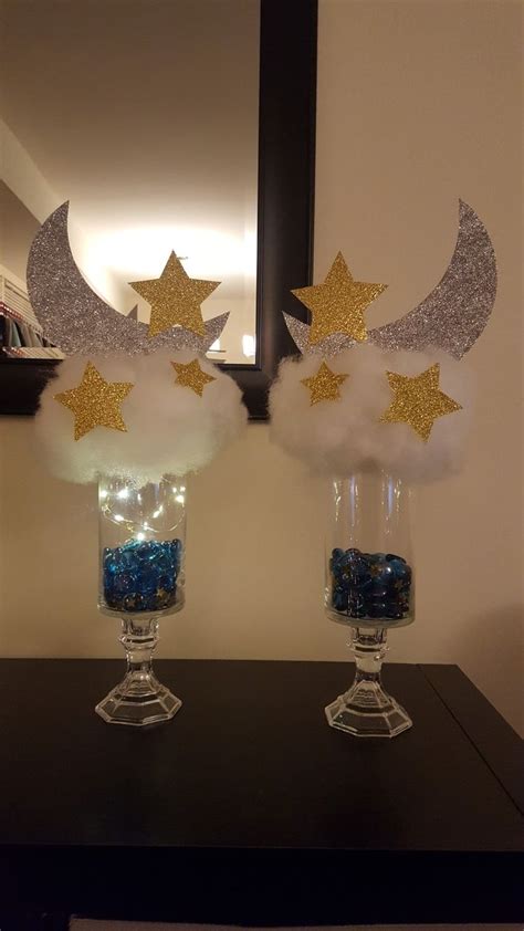 Twinkle Twinkle Little Star Centerpiece Boy Baby Shower Centerpieces