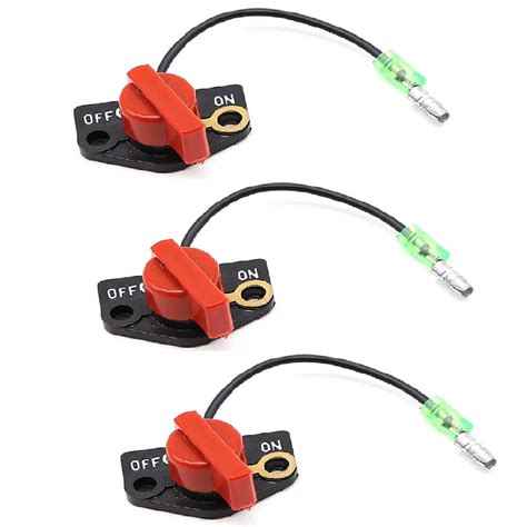 3pcs on off engine stop switch for robin switch btl ey20 motor engine kill on off replaces parts