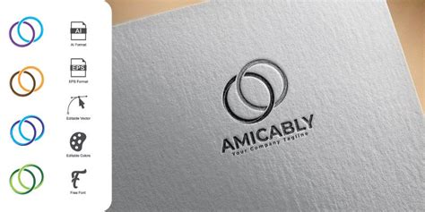 Amicable Logo Template By Icoxed Codester