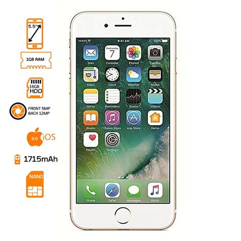 Shop Apple Iphone 6 Plus 16gb Hdd 2gb Ram Gold Online Jumia Ghana
