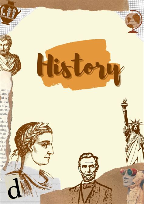 ~title Page History~ School Book Covers Paper Background Design
