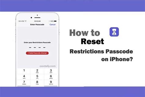 4 Ways How To Reset Restrictions Passcode On Iphoneipad