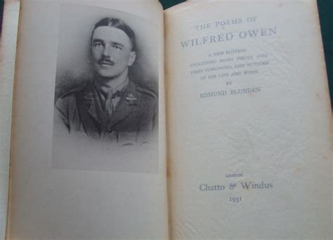 The Poems Of Wilfred Owen A New Edition Including Many Pieces Now First