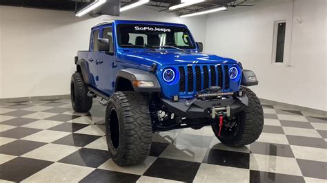 South Florida Jeeps Custom 2020 Hydro Blue Jeep Gladiator 6 Speed