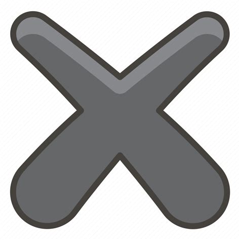 Multiplication Sign Icon Download On Iconfinder