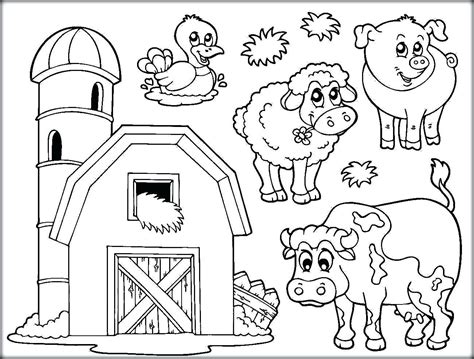 Pick from detailed coloring sheets showing animals on the farm or simpler preschool and kindergarten farm animal coloring page printables with just the animal and the animal's name in letters to color or trace. Farm Animals Coloring Pages Luxury Animals Color Pages ...