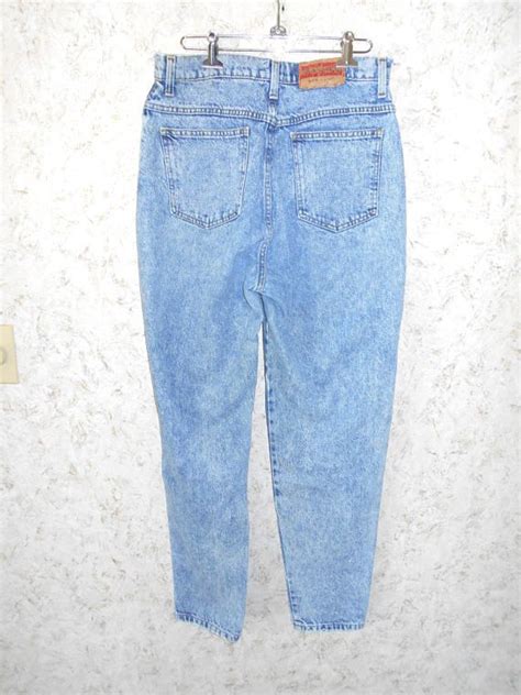 Vintage 80s Sasson High Waisted Mom Jeans Stone Washed Tapered