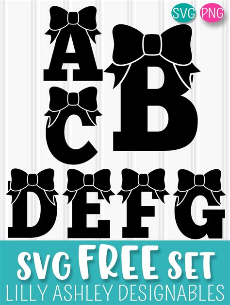 Free SVG Letter Set