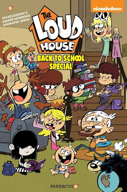 Nickalive Papercutz To Release The Loud House Back To School Special