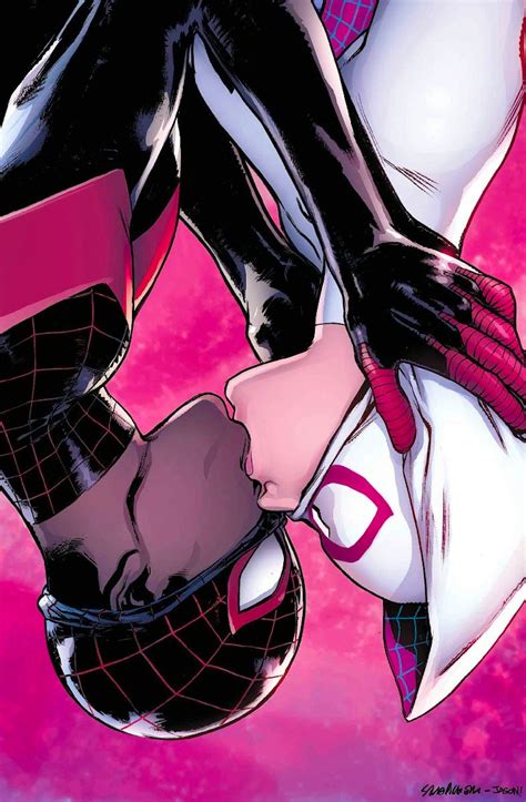 spider gwen and miles morales s mutual spidey crush is now canon inverse