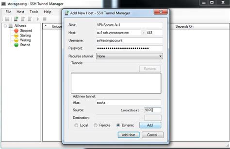 Windows Ssh Setup With Ssh Tunnel Manager Getting Started Ssh Tunnel