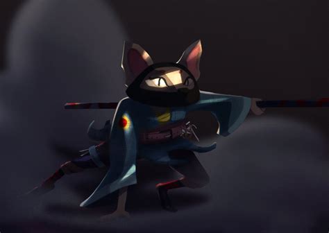 Artstation Ninja Cat Nicolas Gaudy