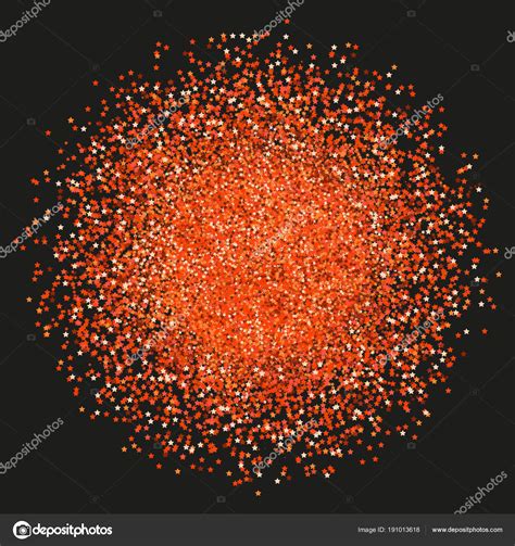 Orange Sparkles And Glittering Powder Spray Sparkling Glitter