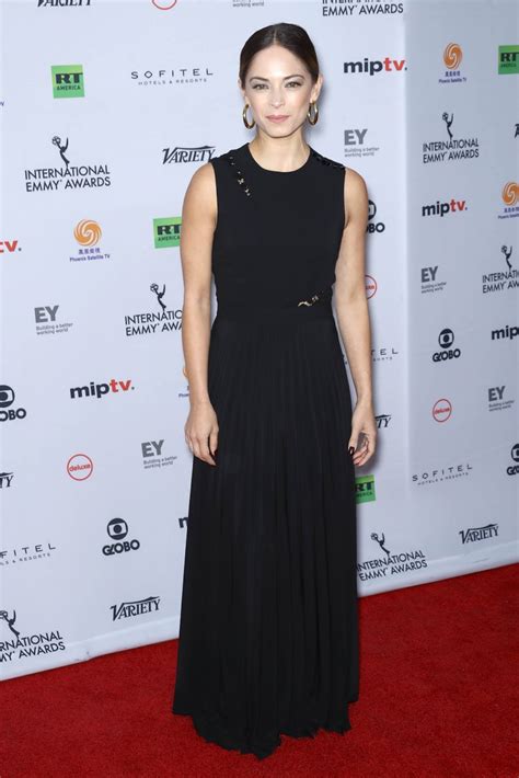 Kristin Kreuk Attends The 45th International Emmy Awards Gala At The