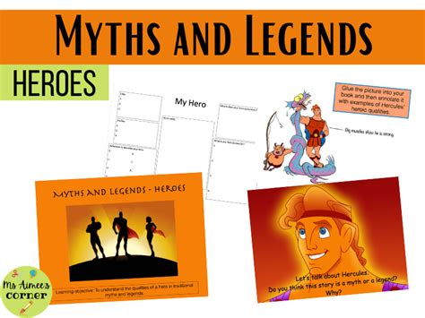 Myths And Legends Introduction To Heroes Teaching Resources
