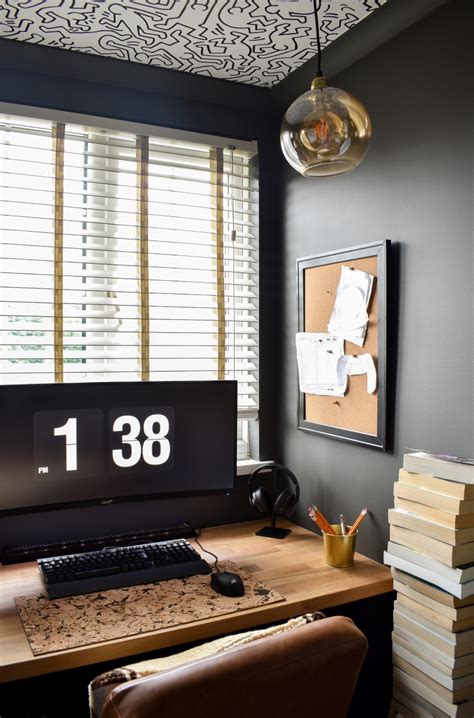 Man Cave Office Reveal How To Create A Unique Workspace For Him