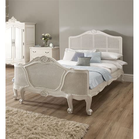 French bedroom furniture year 1880 1910 restoration. La Rochelle Rattan Antique French Style Bed | Homesdirect365