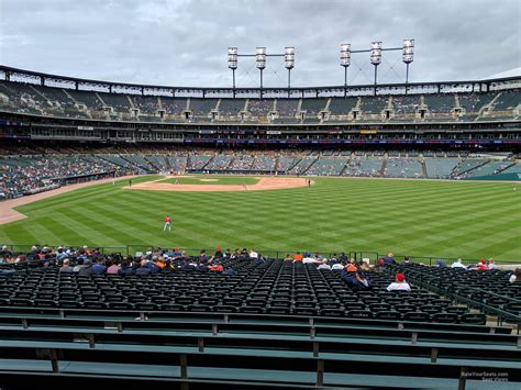 Detroit Tigers Seating Row Seat Number Comerica Park Seating