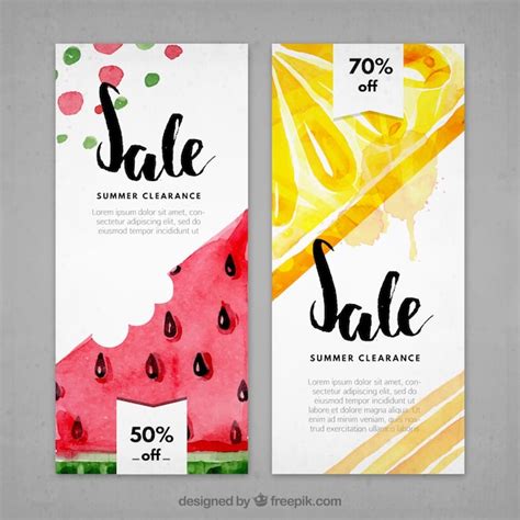 Offers Flyer In Summer Products Vector Free Download