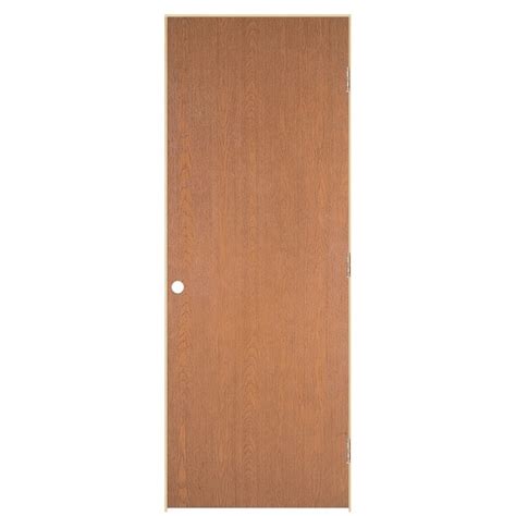 Reliabilt Hollow Core Oak Single Prehung Interior Door Common 30 In X