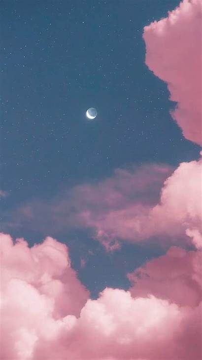 Sky Aesthetic Pastel Moon Pretty Iphone Pantalla